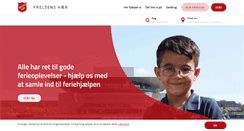 Desktop Screenshot of frelsenshaer.dk