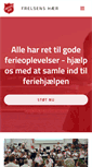 Mobile Screenshot of frelsenshaer.dk